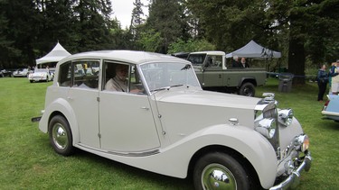 This rare 1950 Triumph Renown came all the way from Idaho to attend the All-British Field Meet at VanDusen Gardens in Vancouver.