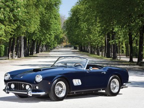 1961 Ferrari 250 GT SWB California Spider – €11 million to €13 million.