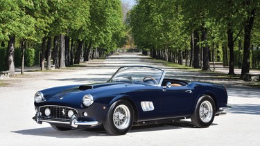 1961 Ferrari 250 GT SWB California Spider – €11 million to €13 million.