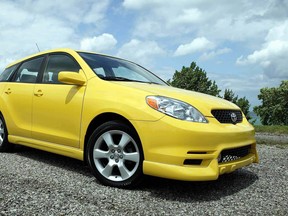 The Matrix hatchback is among the 1.4 million Toyota vehicles affected by Takata's defective airbags.