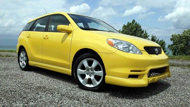 The Matrix hatchback is among the 1.4 million Toyota vehicles affected by Takata's defective airbags.