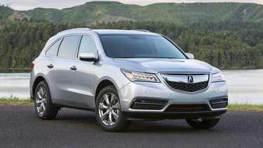 Acura is recalling 48,000 MDX crossovers and RLX sedans over an automatic braking glitch.