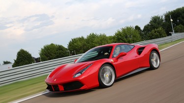 The Ferrari 488 GTB.