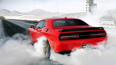 Not only does the Dodge Challenger Hellcat rule the muscle car horsepower arms race, it seems to go around a corner quite well
