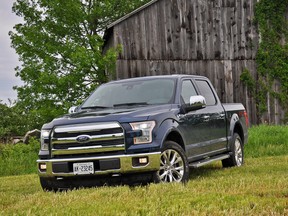 Canadian auto sales saw a strong June thanks to strong demand for pickup trucks, like the 2015 Ford F-150.