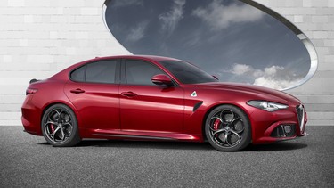 The 2016 Alfa Romeo Giulia.