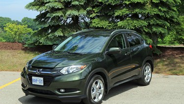 The compact HR-V can do almost everything its bigger brother CR-V can do.