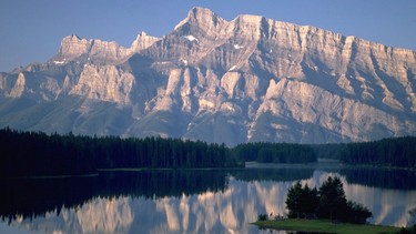 A view of Two Jack Lake in Banff National Park is shown in this undated handout photo.