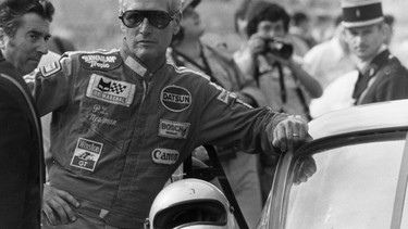 American actor Paul Newman is shown in this June 11, 1979, photo before the start of the Le Mans 24-hour race. He and his two co-drivers finished second in their Turbo Porsche.