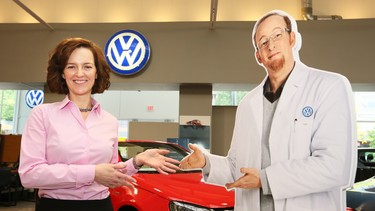 As finance manager at Capilano Volkswagen, Julia Geisler prepares and sends the paperwork for all credit applications to VW Credit for approval.