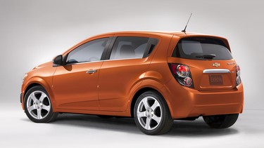 The Chevrolet Sonic (pictured) and Spark, as well as the Hummer H3 and H3T, are all affected in two separate recalls from GM.