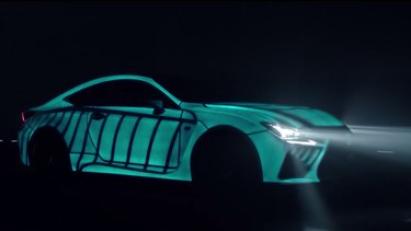 Lexus' Australian division just created a glow-in-the-dark RC F that tells you when you're alive.