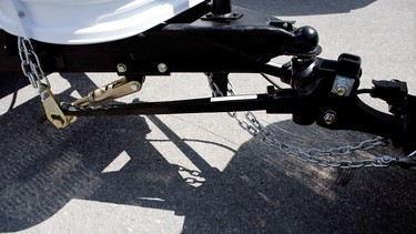 One of the most finicky aspects of installing a custom hitch is installing the nuts for the mounting bolts.