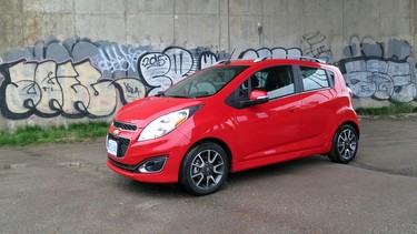 The 2015 Chevrolet Spark.