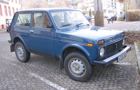 These days, AvtoVaz still sells Lada-branded cars, like the Niva that's been around since the 1970s.