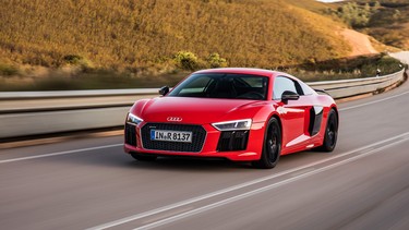 The 2017 Audi R8.