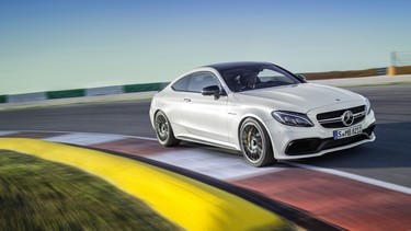 The 2017 Mercedes-AMG C63 coupe.