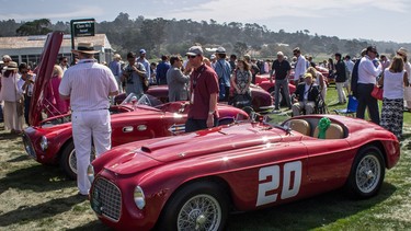 Classic Ferraris at Pebble Beach Concours d'Elegance