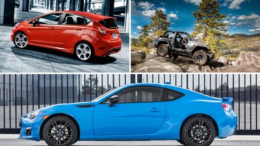 From ready-to-drift sport-coupes, hot hatchbacks and even an SUV, these fun-to-drive vehicles keep the stickshift alive.