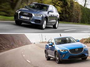 If you've got luxury car tastes and have your eye on an Audi Q3, the value-packed Mazda CX-3 might fit the bill better.