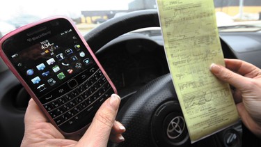 The consequences for distracted driving can be costly.