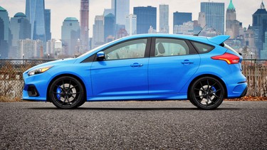 The Ford Focus RS completes the zero-to-100 km/h run in 4.7 seconds and tops out at 266 km/h.