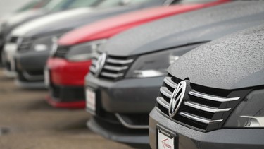 Volkswagen took a big sales hit in the U.S. last month.