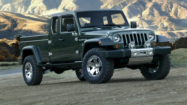 Jeep's Wrangler pickup will finally be built, and could look largely like this 2005 concept.