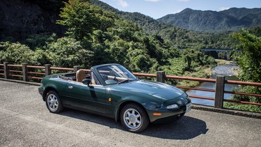 Being lost in Hiroshima with a Mazda Miata is like being lost in paradise.