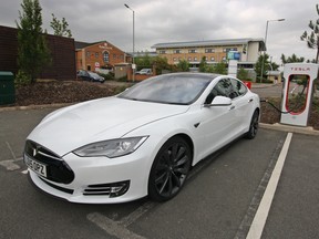 We try and cross the U.K. without using a drop of gas in a Tesla Model S.