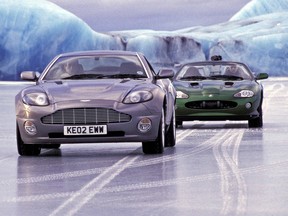 The car chase between the Aston Martin Vanquish and the Jaguar XKR was one of Die Another Day's slightly redeeming factors.