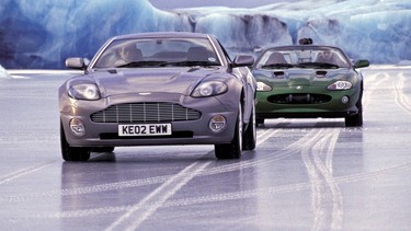 The car chase between the Aston Martin Vanquish and the Jaguar XKR was one of Die Another Day's slightly redeeming factors.