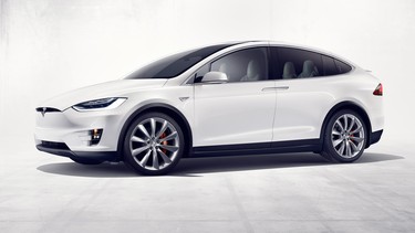 The Tesla Model X.