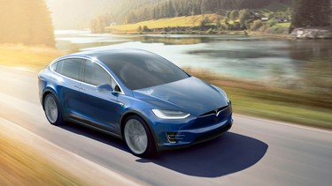 The Tesla Model X.