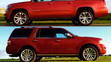 2015 Chevrolet Suburban vs. 2015 Ford Expedition