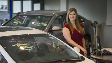 After starting a university degree in kinesiology, Jessie Mitchell quickly rethought her career choice. She’s now in sales at OpenRoad Hyundai in Richmond.