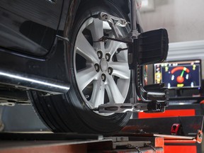 If your car's tires don't exhibit any excessive wear, or if the vehicle isn't pulling to one side or wandering on the road, then you might save yourself $100 or more by forgoing the annual wheel alignment.