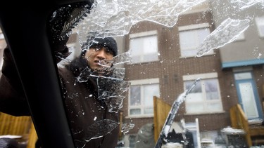 When you're clearing your windshield, be sure you don't smack your washer jets too hard.