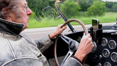 Motorbooks' founder Tom Warth at the wheel of his 289 Cobra, which he bought in 1974 and sold in 2013.