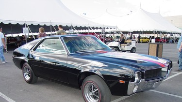 With its short, 2.5-metre wheelbase and distinctive look, the 1968 AMX was considered a challenger to the Corvette.