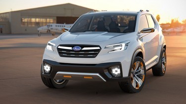 Subaru's Viziv Future concept might provide a hint or two regarding the automaker's upcoming all-electric crossover.