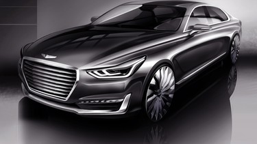 The Genesis G90 will be Hyundai's next-generation flagship sedan.