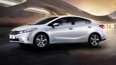 Kia's refreshed Forte.