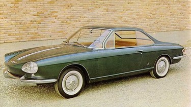 This Tom Tjaarda designed, Pininfarina built Corvair Coupe — a far cry from General Motors’ rounder, rear-engine model that ran North American roads — never went into production.
