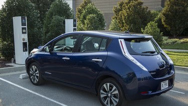 The 2016 Nissan Leaf boasts an upgraded battery pack that holds 25 per cent more energy, increasing its driving range to more than 170 kilometres.