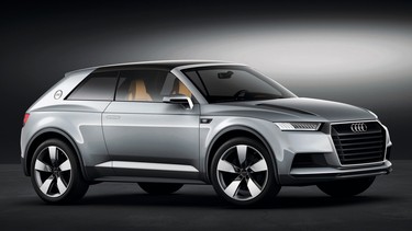 Audi's Crosslane Coupe concept could preview the upcoming Q2 compact crossover.