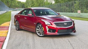 The 2016 Cadillac CTS-V sedan is basically a four-door Corvette Z06.