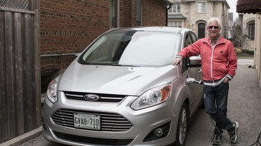 Steve Stober sets aside one day a week for shuttling patients in his Ford C-Max hybrid