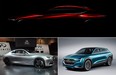 Making their debuts at the 2016 Detroit auto show will be, at top, the Acura Precision Concept, the Audi Q6 h-tron Concept, bottom right, and the 2017 Infiniti Q60.