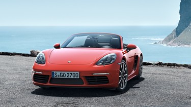 Porsche's refreshed 718 Boxster S.